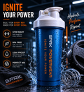 700ml Blue/White Shaker Cup
